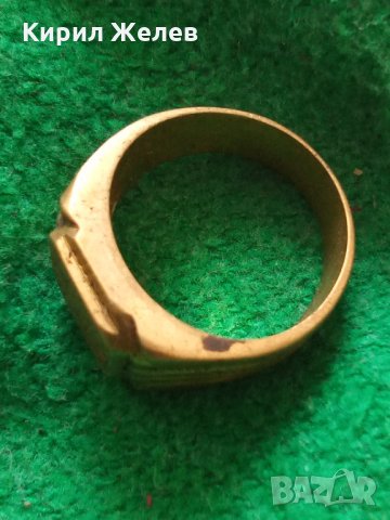 Пръстен стар бронзов 21906, снимка 4 - Антикварни и старинни предмети - 33370134