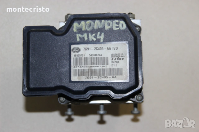 ABS модул Ford Mondeo MK4 (2007-2010г.) 7G91-2C405-AA / 7G912C405AA, снимка 2 - Части - 53149467