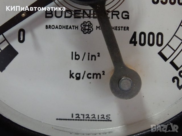 Ел. контактен Манометър Budenberg 280 kg/cm2 Ø100 mm, снимка 4 - Резервни части за машини - 36986965