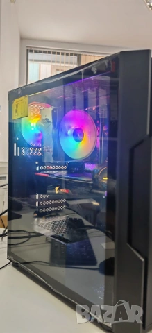 Продавам Добро Геймърско PC Ryzen 7 5700/32Gb/1TB SSD/Aorus 2080 Super/Гаранция, снимка 2 - Геймърски - 53491357