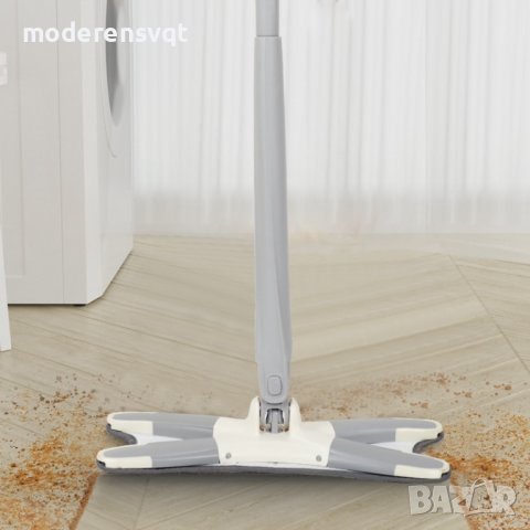 Х образен моп паяк с функция за изстискване на кърпата, снимка 6 - Мопове, кофи, четки и метли - 38164545