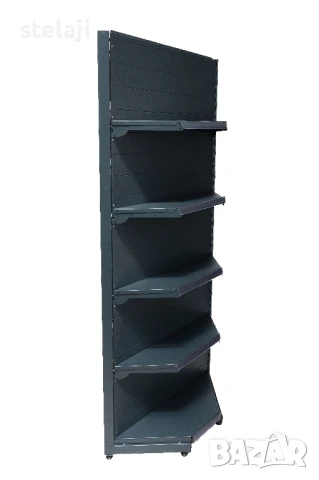 Стелажи за магазин в тъмно сив мат/НОВИ/ЕКО ЛАЙН, снимка 12 - Стелажи и щандове - 50869259
