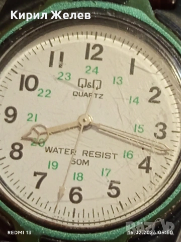 Марков мъжки часовник Q/Q QUARTZ JAPAN много красив стилен дизайн 51836, снимка 3 - Мъжки - 53491368