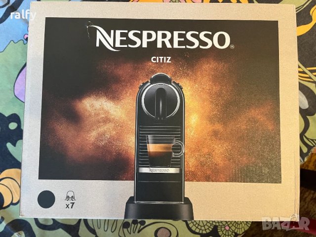 Чисто нова кафемашина Nespresso CitiZ в цвят Limousine Black., снимка 2 - Кафемашини - 51230314