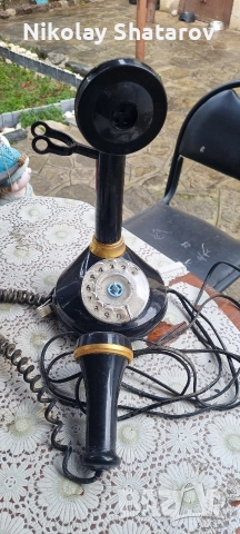 Ретро телефон , снимка 7 - Антикварни и старинни предмети - 51941452