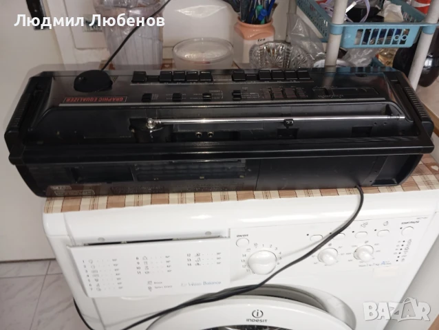 Радиокасетофон Hitachi, снимка 5 - Радиокасетофони, транзистори - 51228739