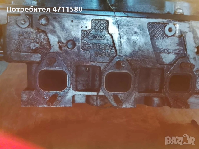 Цилиндрова глава лява страна  за Ауди А4 2.5 TDI 163к.с 2003г BFC, снимка 5 - Части - 53371767