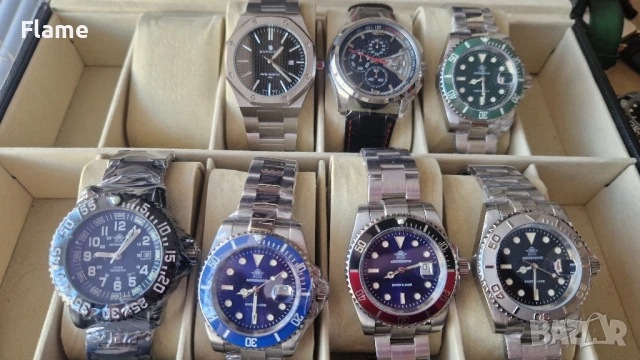 Колекция Часовници дайвър официален нови мъжки водоустойчиви с кутии и гаранция