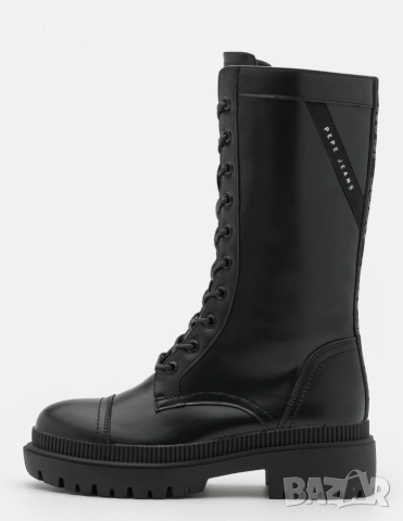 Ботуши Pepe Jeans Еко Кожа Високи Размер 40, снимка 2 - Дамски ботуши - 52976551