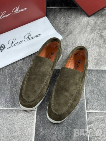 мъжки мокасини от естествен велур loro piana , снимка 7 - Маратонки - 51312389