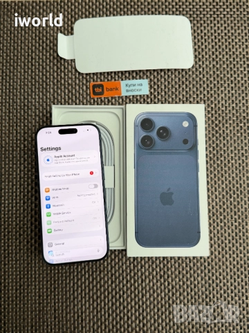 НОВ❗️ iPhone 17 Pro ❗️Лизинг от 85лв/м ❗️ Deep Blue ❗️ГАРАНЦИЯ❗️256Gb⚠️, снимка 11 - Apple iPhone - 52708628