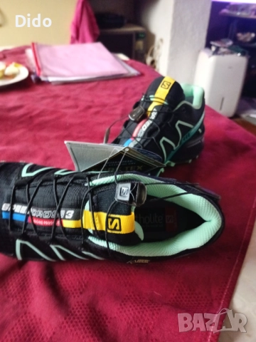 Дамски спортни обувки маратонки за планинари Solomon, снимка 3 - Маратонки - 52385276