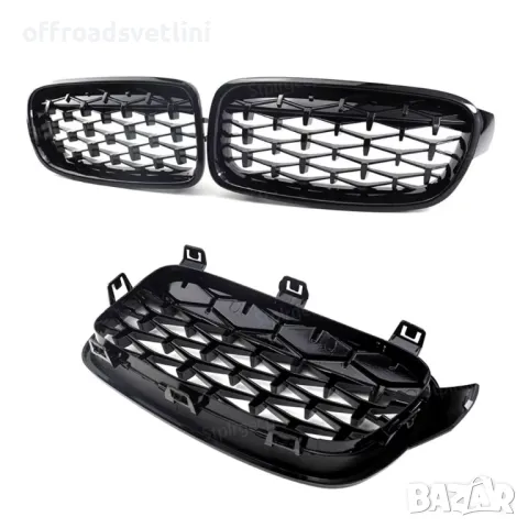 Бъбреци с Diamond style черен лак за BMW Серия 3 F30 F31, снимка 3 - Аксесоари и консумативи - 48377181