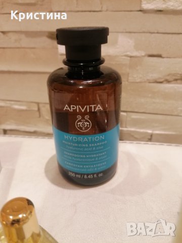 Apivita хидратиращ шампоан, снимка 2 - Продукти за коса - 34699001
