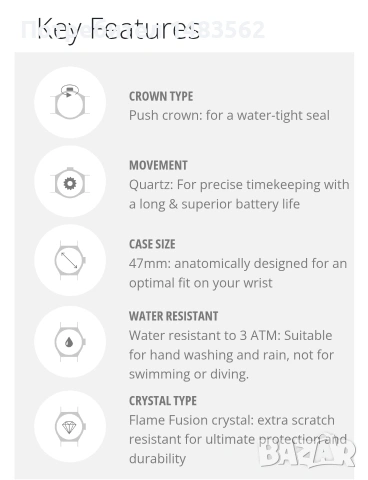 Продава мъжки часовник INVICTA S1 Rally Men Model 45484 , снимка 7 - Мъжки - 53145599