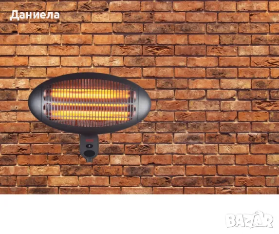 Кварцова печка, 2000W, инфрачервена, стенна, снимка 2 - Други стоки за дома - 48524832
