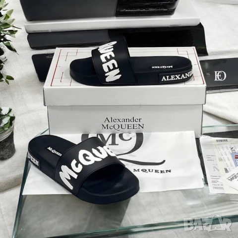 мъжки чехли off white Mc queen louis vuitton burberry , снимка 5 - Мъжки чехли - 51002589