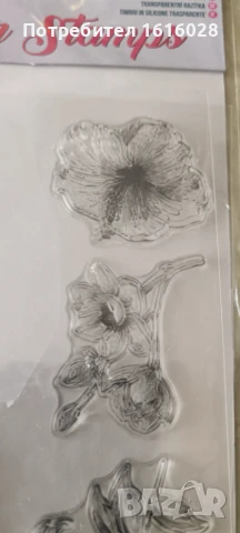 Прозрачни силиконови печати на рамки и цветя., снимка 4 - Други - 50943708