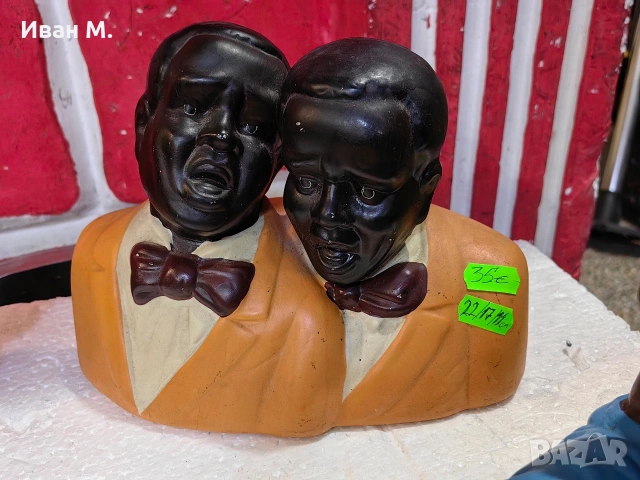 Керамични фигури на джаз музиканти , снимка 3 - Антикварни и старинни предмети - 53111206