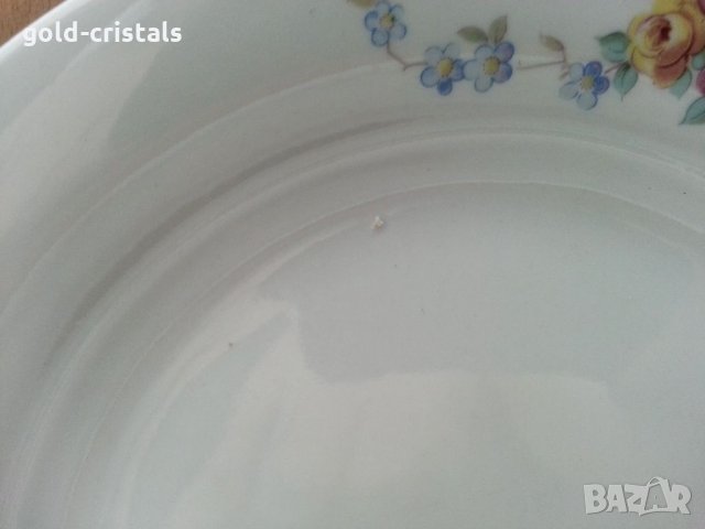 Стар български порцелан чинии, снимка 4 - Антикварни и старинни предмети - 33682388