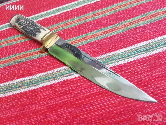 Ловен нож с кания , снимка 3 - Ножове - 52550669