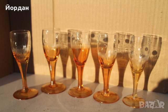 Елегантни чаши за коняк или ракия, снимка 11 - Антикварни и старинни предмети - 43573250