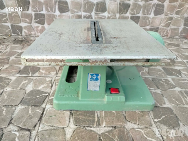 Настолен циркуляр HANNING ELEKTRO EH 60028 Germany , снимка 3 - Циркуляри - 53295400