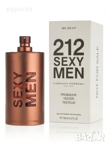 Мъжки парфюм, Carolina Herrera 212 Sexy Men тоалетна вода за мъже 100мл транспортна опаковка, снимка 4 - Мъжки парфюми - 27040642