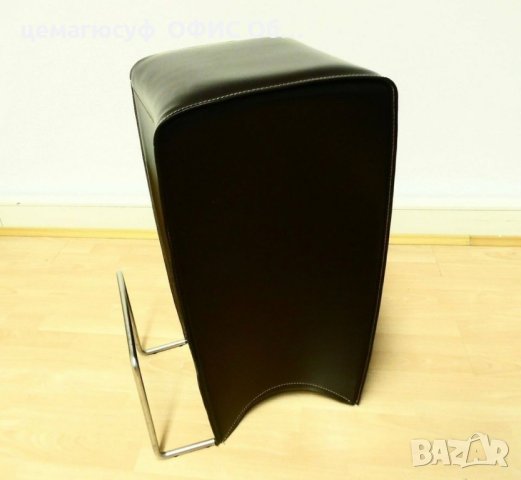 Висококачествен бар стол, тапициран с кожа Texon , снимка 3 - Столове - 43702257