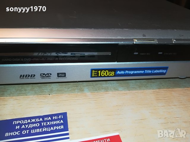 SONY RDR-HX-720 HDD/DVD RECORDER, снимка 5 - Плейъри, домашно кино, прожектори - 29066923