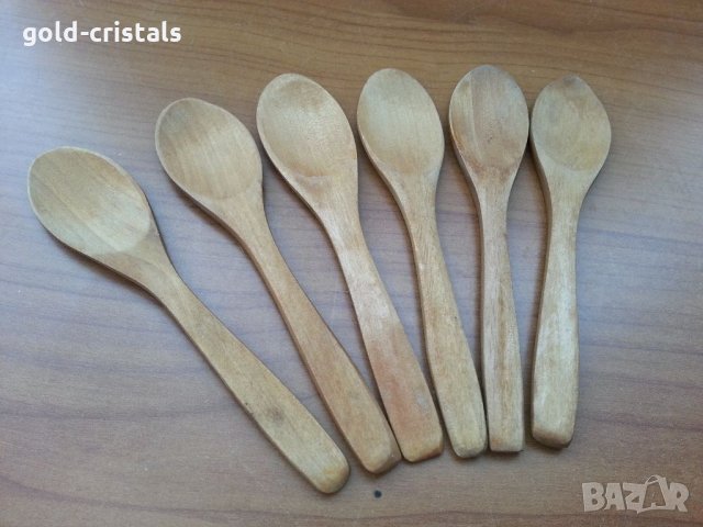 Дървени лъжички от бамбук, снимка 1 - Антикварни и старинни предмети - 33559445