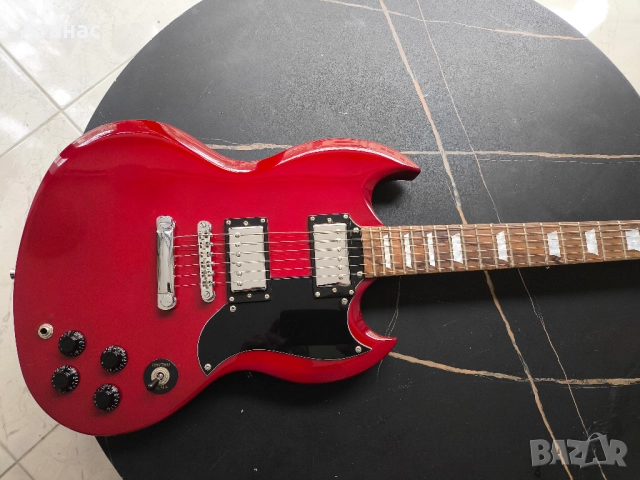 Електрическа китара Encore SG, снимка 2 - Китари - 52337861