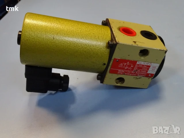 Хидравличен разпределител Muller+Co Typ 13.10.21 Hydraulic valve 24VDC, снимка 3 - Резервни части за машини - 50550549
