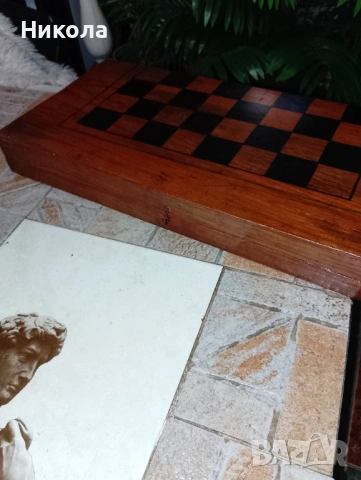 Шах табла 48/48 от соца с фигури и пулове,,ханКрум", снимка 5 - Къмпинг мебели - 51628607