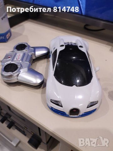 Мотор играчка Yamaha и радиоуправляема количка Bugatti