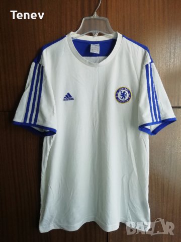 Chelsea Adidas оригинална памучна тениска Челси размер L, снимка 1 - Тениски - 38103490