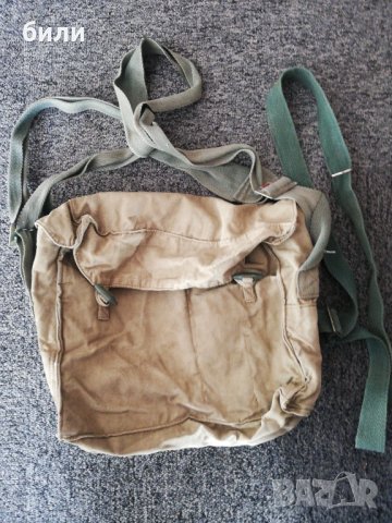Стара брезентова чанта за рамо, снимка 1