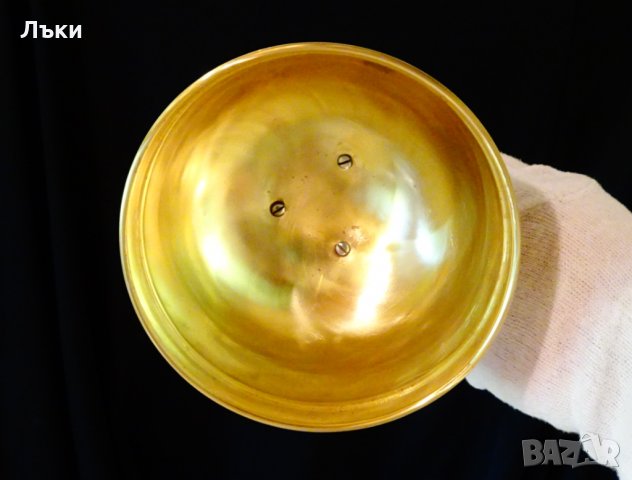 Месингова бонбониера,купичка,съд 12 см. , снимка 3 - Антикварни и старинни предмети - 33516953