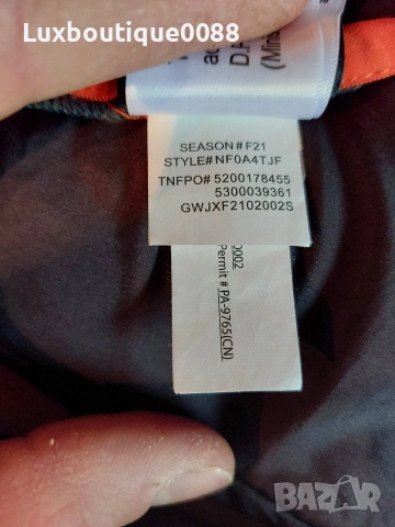 Двулицево зимно пухено яке The North Face 550 , снимка 7 - Якета - 53572429