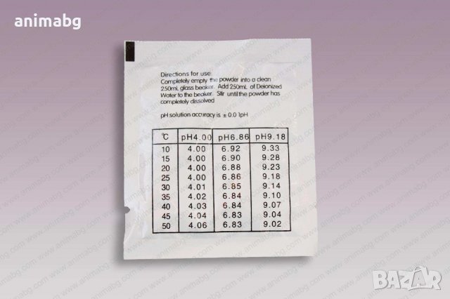 ANIMABG Разтвори за калибриране на PH метър, снимка 3 - Друга електроника - 37081049
