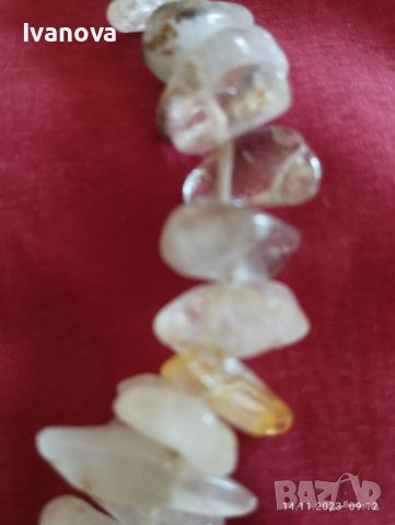 Продавам висок клас колие от цитрин, снимка 2 - Колиета, медальони, синджири - 42983397