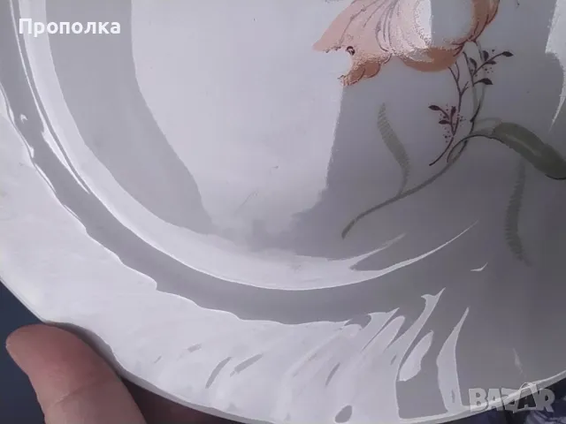  Релефни чинии"Лилии"- 6бр. , снимка 13 - Чинии - 48521390