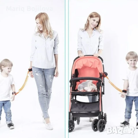 Разтегателна гривна против изгубване за деца и родители, снимка 6 - Други стоки за дома - 47903053