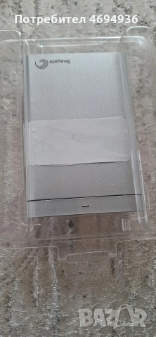 външен диск segate 1TB.на 8дни ползван, снимка 2 - Твърди дискове - 53031786
