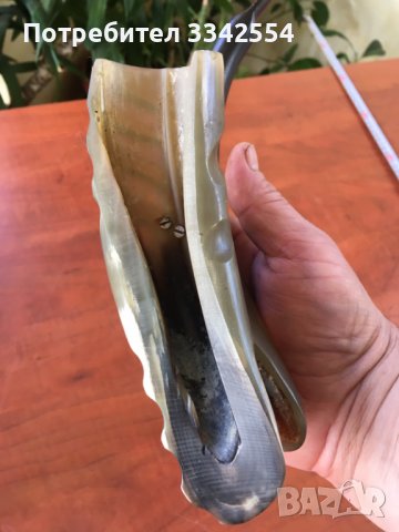 СТАТУЕТКА СКУЛПТУРА ФИГУРА ОТ РОГ ПТИЦА, снимка 7 - Статуетки - 38143894