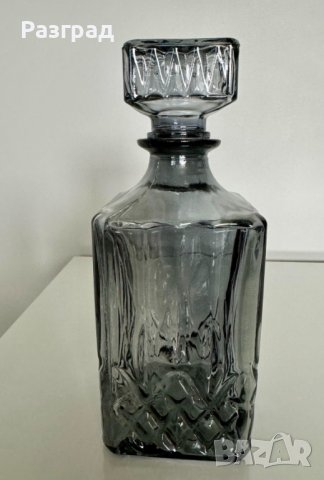 Стъклена бутилка за уиски / декантер / гарафа, снимка 1 - Други стоки за дома - 44045485