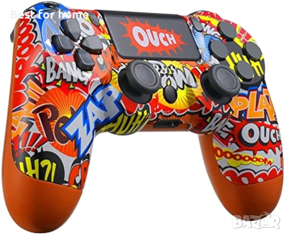 CONNYAM Безжичен контролер, съвместим с PS4 , снимка 2 - Аксесоари - 51511865