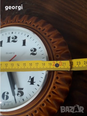 Немски порцеланов часовник   18/2, снимка 5 - Декорация за дома - 32307183