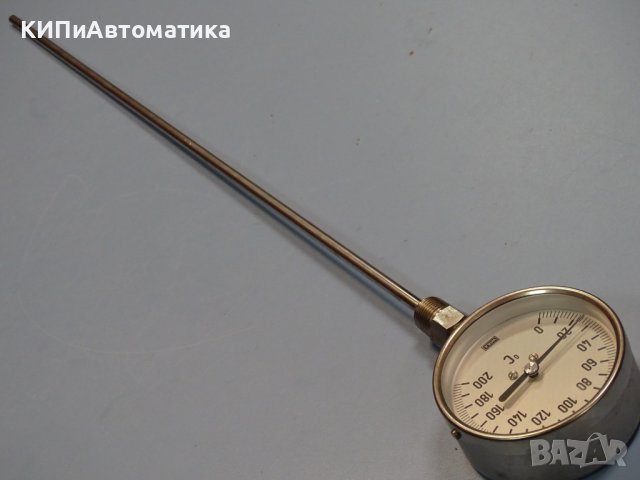 биметален термометър Wika thermometer ф100mm, 0/+200°C, L-650mm, снимка 9 - Резервни части за машини - 37083728