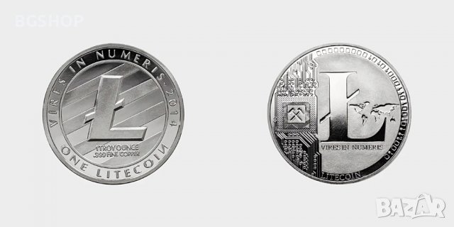 1 Лайткойн монета / 1 Litecoin ( LTC ) - Silver, снимка 2 - Нумизматика и бонистика - 39152909